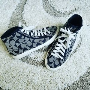 Authentic Coach Katerina High Top Black Sneakers